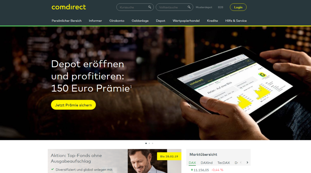 comdirect Depot Startseite Sparplan Wertpapiersparplan Sparplan Vergleich