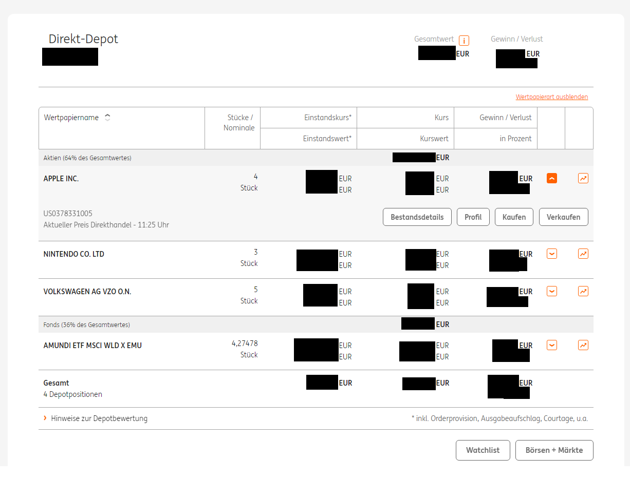 Ing diba etf sparplan