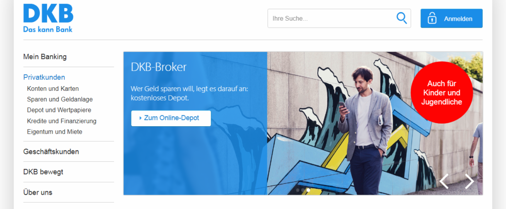 dkb broker test sparplan startseite