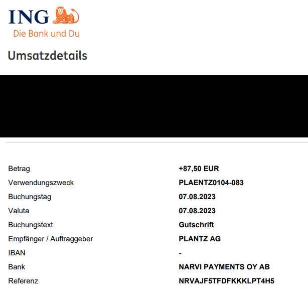 4- Auszahlung Plaentz