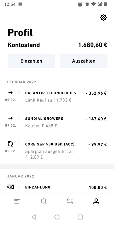 Profil Erfahrung Trade Republic