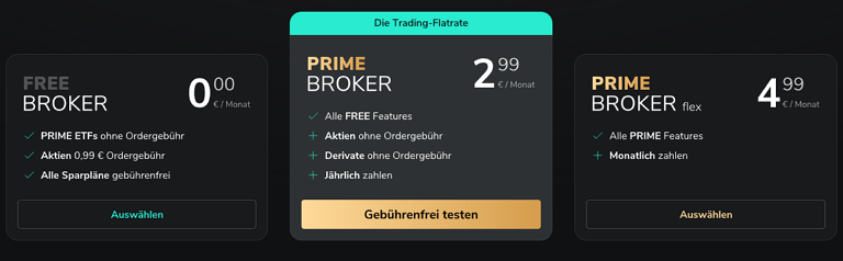Free Prime Flex Broker Scalable Capital