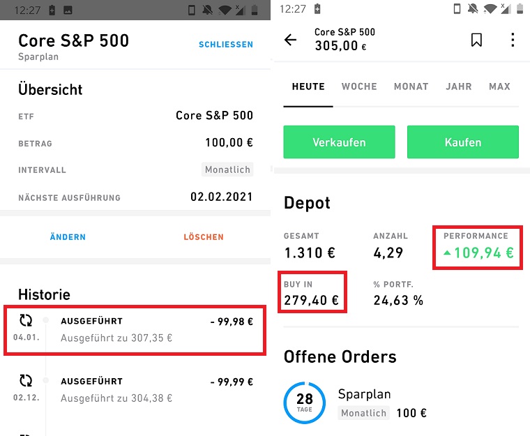 Trade Republic Sparplan 2021
