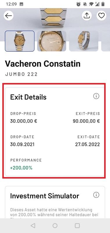 Vacheron Constatin Exit Timeless